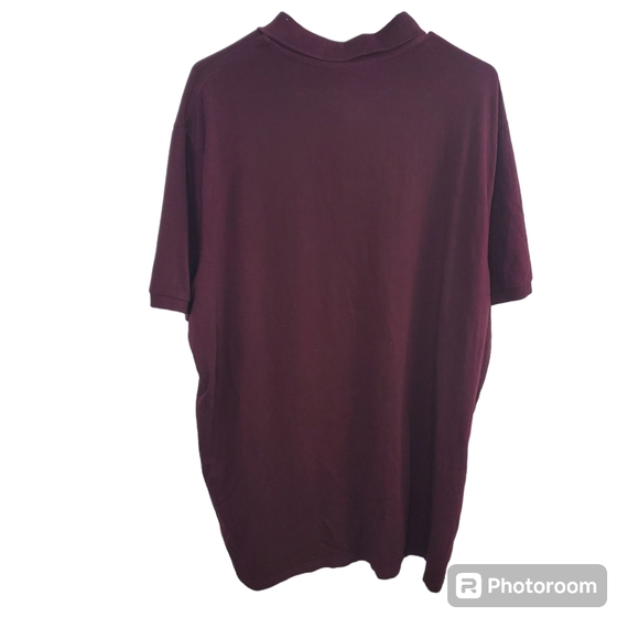 American Eagle Maroon Red polo shirt size 3XL - Picture 2 of 3